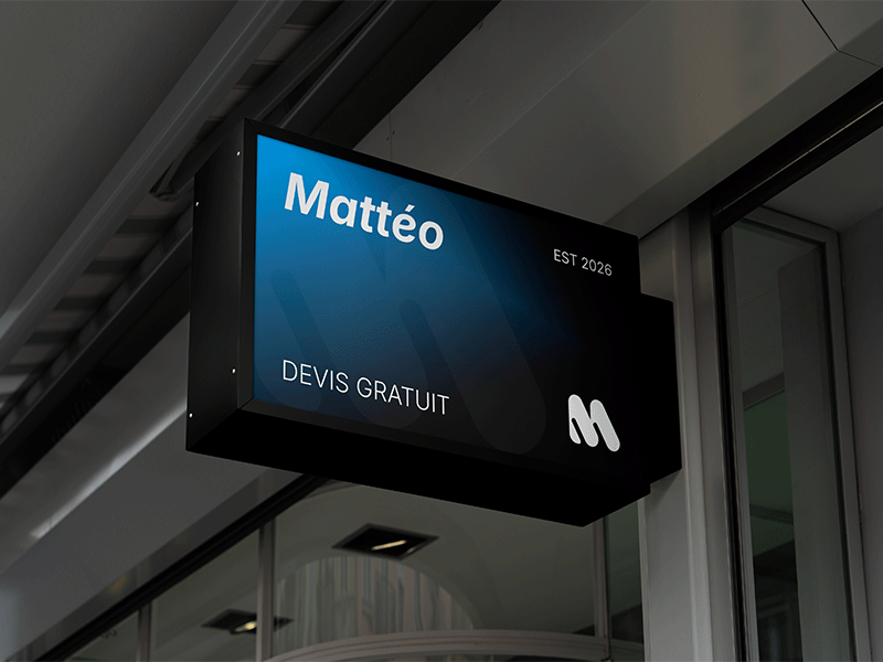 Mockup devanture / enseigne